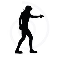 man with a gun N45