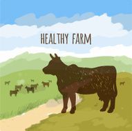 Cow On The Meadow
