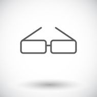 Glasses single icon N4
