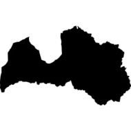 Latvia Map N3