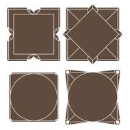 Contour label minimalist N5