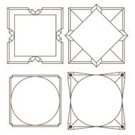 Contour label minimalist N6