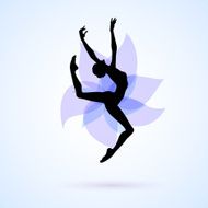 Woman dancing icon N3