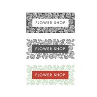 Flower shop florist labels