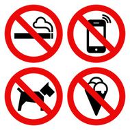 Prohibited signs N3