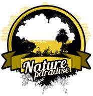 Nature paradise circle frame