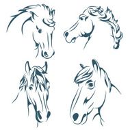 Horse head set