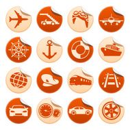 Transportation stickers N2