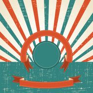 Vintage scratch background with place for text Vector old card N2