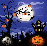 Halloween card N59