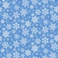 Snowflakes seamless pattern N16
