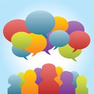 bubble thought people communication N2