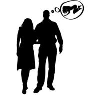 Vector Silhouette Of People N845