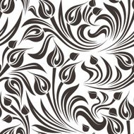Floral seamless pattern vector illustration N9