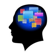 Man in the head with sms