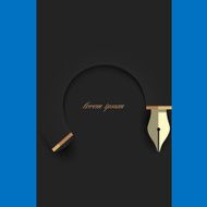 Creative design in shape writing pen
