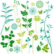 Flower and Leaf Elements N3