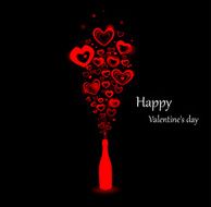 Background for the day Valentine N2