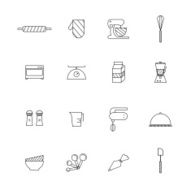 Bakery set vector