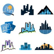 City Skylines Vector