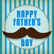 Happy Father Day Mustache Love N4