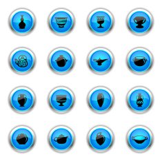 Blue Icons - Ancient Pottery