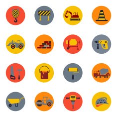 Construction icon set N12