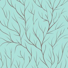 Beautiful seamless background with tree branches N3
