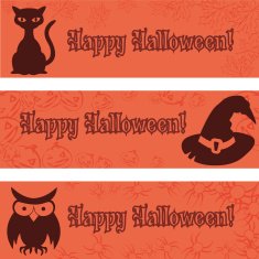 Halloween banners N25
