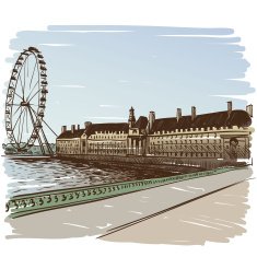 London hand drawn vector illustration N2
