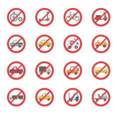 Traffic road sign vector eps10