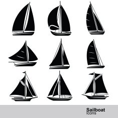 Sailboat vector N4