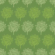 Green trees stripes seamless pattern background