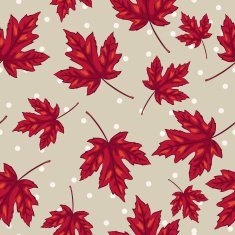 Red Maple Leaf Pattern