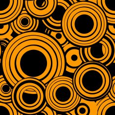 Abstract geometric seamless pattern with circles N5