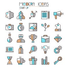Start Up Icons Set N4