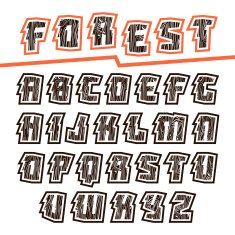 Decorative sans serif font N3