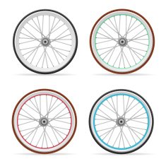 Vector Bicycle wheel set