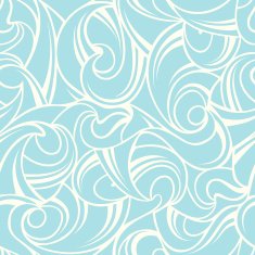 Abstract blue seamless pattern Vector illustration