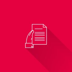 Hand holding document N2
