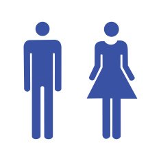 Vector a man and lady toilet sign Illustration EPS10 N20