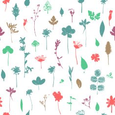 Seamless floral pattern with flowers N9