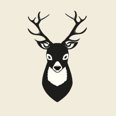 Deer Head vector illustration N3