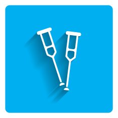 Crutches icon N2