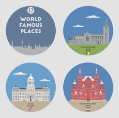 World famous places Set 17 N2