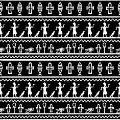 Egyptian seamless borders pattern N4