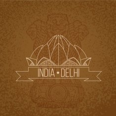 Lotus Temple - the symbol of India Delhi