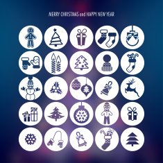 Christmas icons set N203