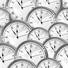 Seamless pattern with watches Stylish vector texture N3
