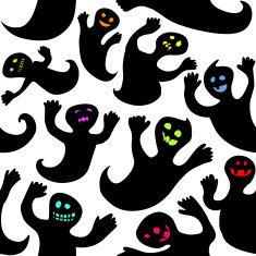 Seamless halloween background N12